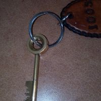 レトロなルームキー。