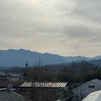 秩父の山々が見えました。