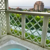 バルコニーのジャグジーからの眺め