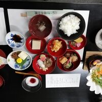 夕食の精進料理