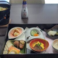 朝食は濃いめの味付け