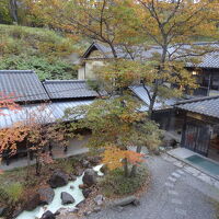 紅葉の綺麗な中庭