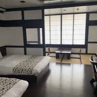 シングル利用ですがツインルームをいただきました