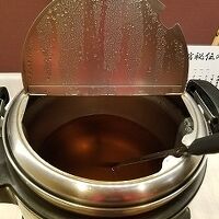 入浴後に特製味噌スープ