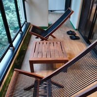 宿泊した時は雷雨でしたので、ベランダに座ってずっと雷を眺めて