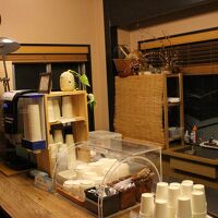 挽きたてコーヒーもフリーでした