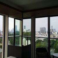 新宿から国立競技場の2方向の眺望の開放感