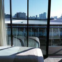 目の前に国立競技場