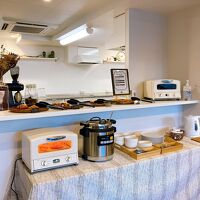 朝食。ほどよい量でどれも美味しい