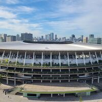 屋上から、国立競技場