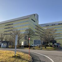 玄関は工事中でした。