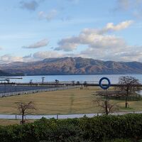 部屋から天橋立が遠望できます