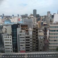 部屋からの眺望。朝の眺め