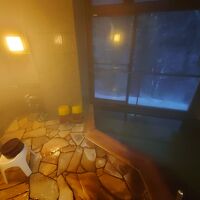 こちらは中央にある貸切内湯「こしきの湯」。