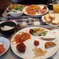 朝食の明太子が美味しい