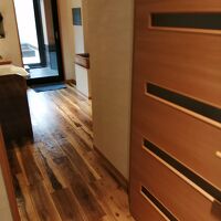 お風呂につづく洗面室