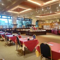 バイキングの料理コーナーです。