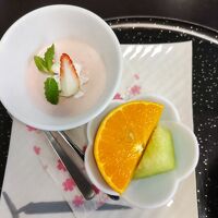 夕食のデザート