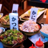 朝食の勝手丼の素材