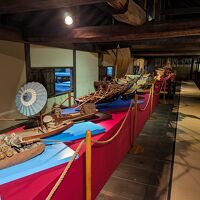 下屋敷跡の展示です。