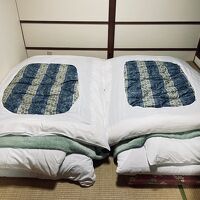 和室です、よく寝れました。