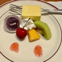 夕食のデザート
