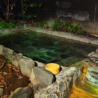 夜の貸し切り露天風呂