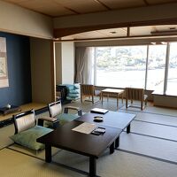 お部屋は12階和室、広々してます