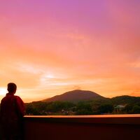 客室からの夕景