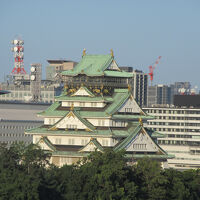 大阪城が部屋からみれて感動しました。