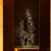 エレベータのあるロビー、アロマのいいにおいが立ち込めています