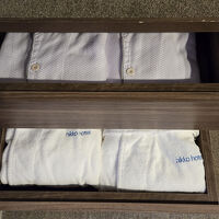 パジャマにバスローブ