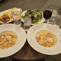 ルームサービスの食事