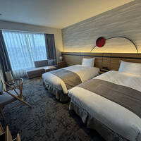 桜凛閣のコンフォートツインルームは新築でとても綺麗。