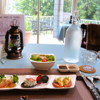 ステキなレストランで、まずは前菜