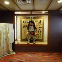 信玄館という名にふさわしく？甲冑が飾られていた