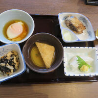 朝食基本セット　イカそうめん美味かった