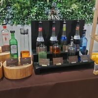 オシャレなウェルカムドリンクバー