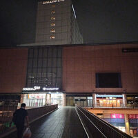 水戸駅のペデストリアンデッキ直結