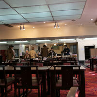 朝食会場はロビー