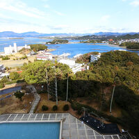 部屋からはリアス式海岸を望めます