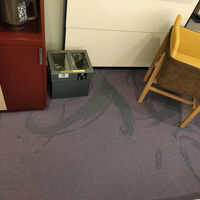 ここにスーツケースを一つ広げられます