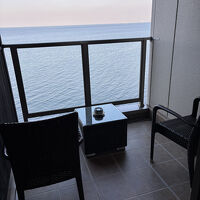 ベランダから見える別府湾の景色が素晴らしかった