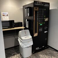 ２階にあるコーヒーマシン