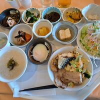 野菜たっぷりの朝食