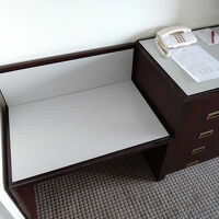 スーツケースを置く場所もあります