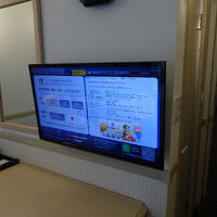 TVに朝食のメニューが映っていました♪