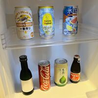 冷蔵庫のドリンク無料のプランでした。