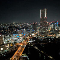 部屋のバルコニーからの正面の景色