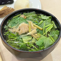 セリとジュンサイがたっぷり